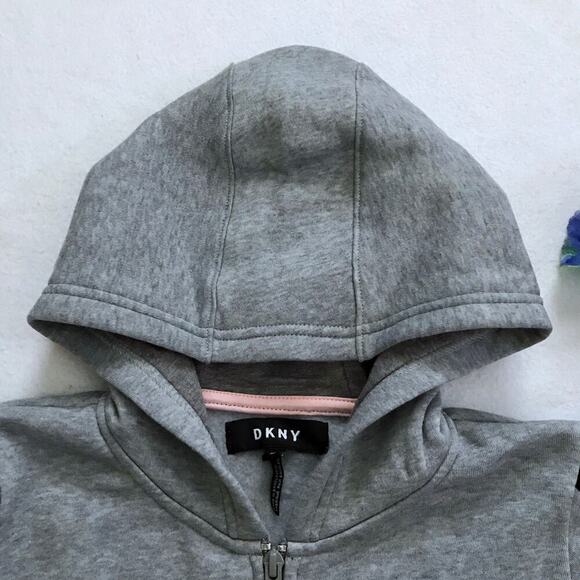 DKNY NWOT Full Zip Hoodie Girls 10 - Picture 8 of 11